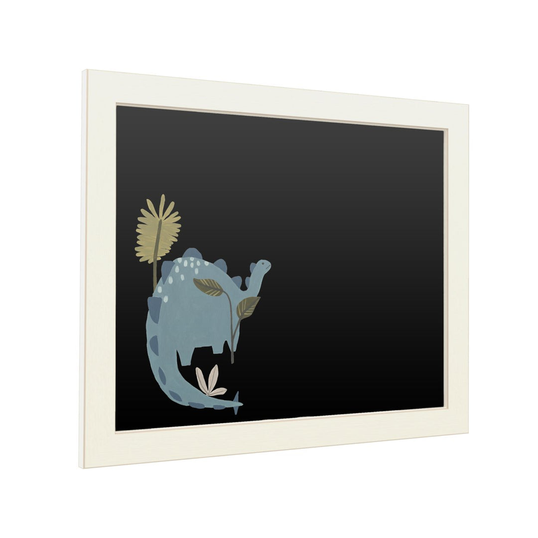 16 x 20 Chalk Board with Printed Artwork - June Erica Vess Mighty Dino I White Board - Ready to Hang Chalkboard Image 2