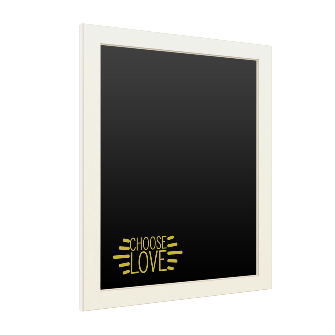 16 x 20 Chalk Board with Printed Artwork - Choose Love 2 White Board - Ready to Hang Chalkboard Image 2