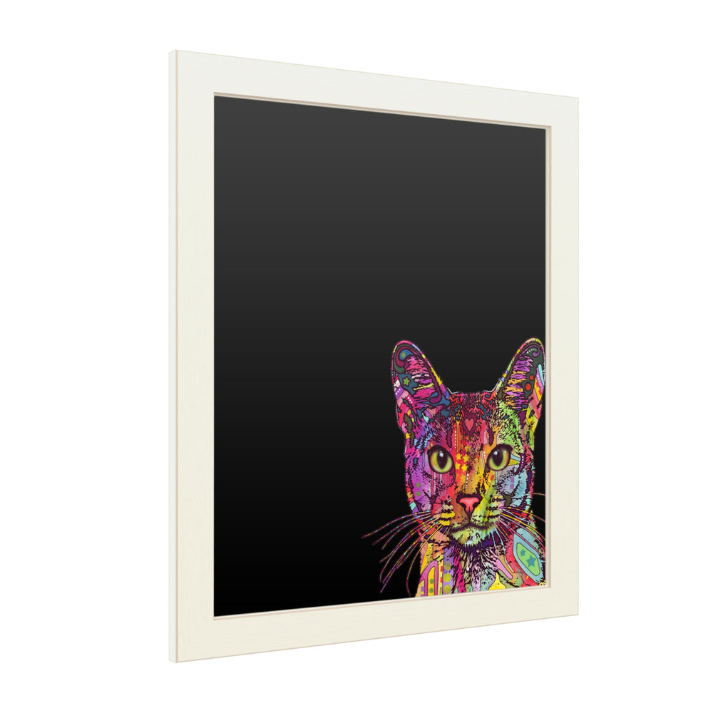 16 x 20 Chalk Board with Printed Artwork - Dean Russo Abyssinian White Board - Ready to Hang Chalkboard Image 2