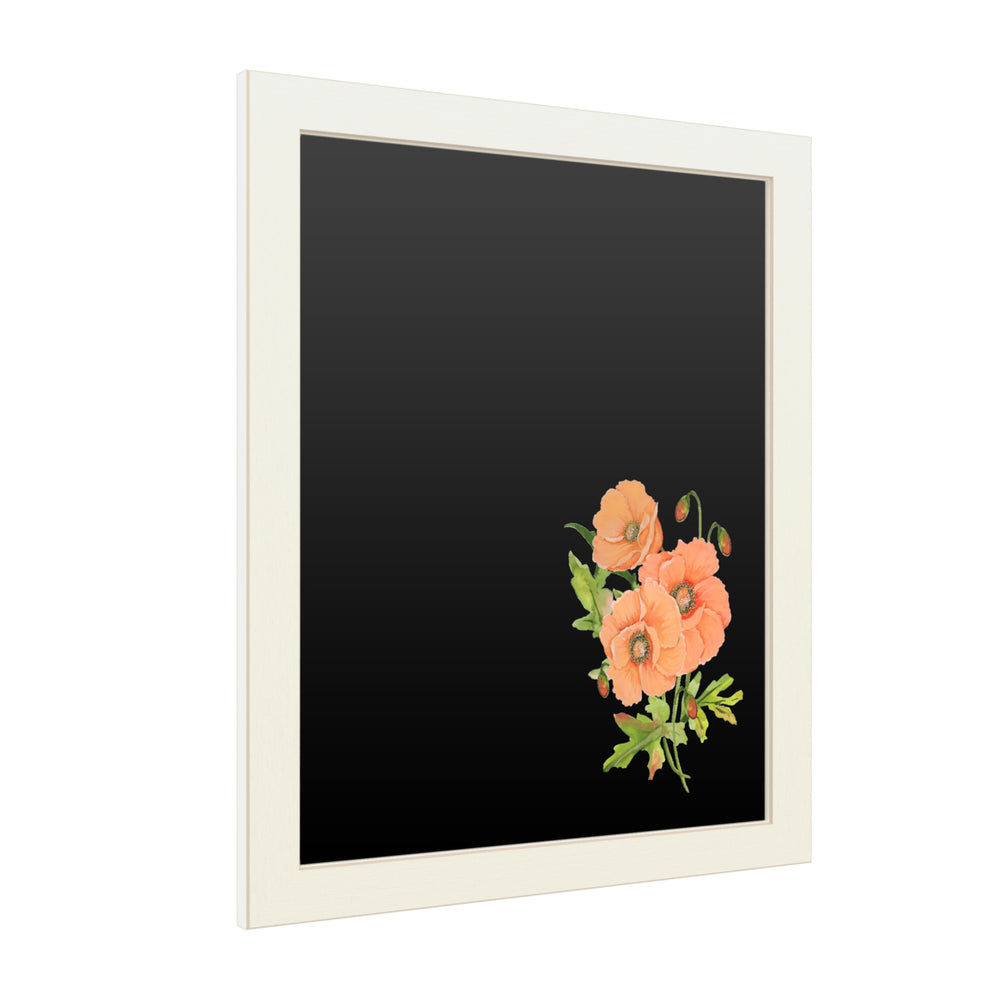 16 x 20 Chalk Board with Printed Artwork - Jean Plout Botanicals 5 White Board - Ready to Hang Chalkboard Image 2