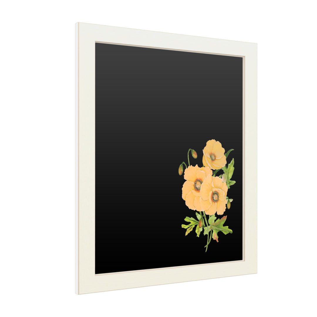 16 x 20 Chalk Board with Printed Artwork - Jean Plout Botanicals 8 White Board - Ready to Hang Chalkboard Image 2