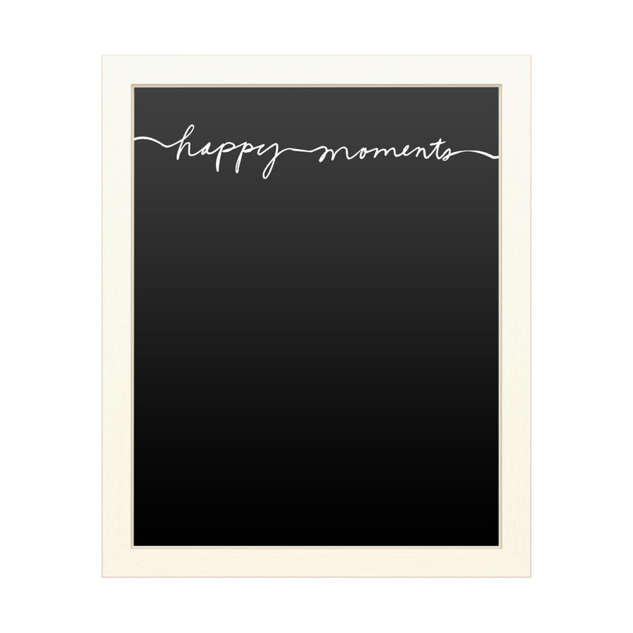 16 x 20 Chalk Board with Printed Artwork - Design Fabrikken Happy Moments Fabrikken White Board - Ready to Hang Image 1