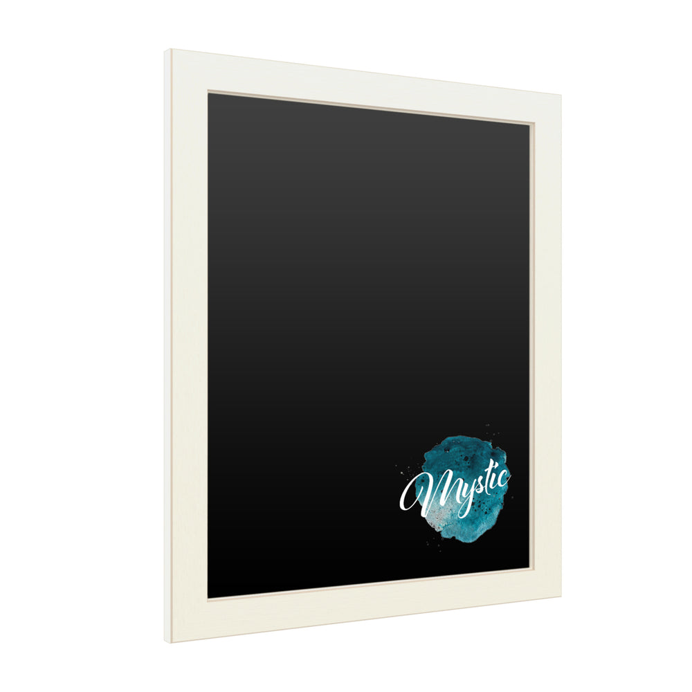 16 x 20 Chalk Board with Printed Artwork - TypeLike Mystic Water White Board - Ready to Hang Chalkboard Image 2