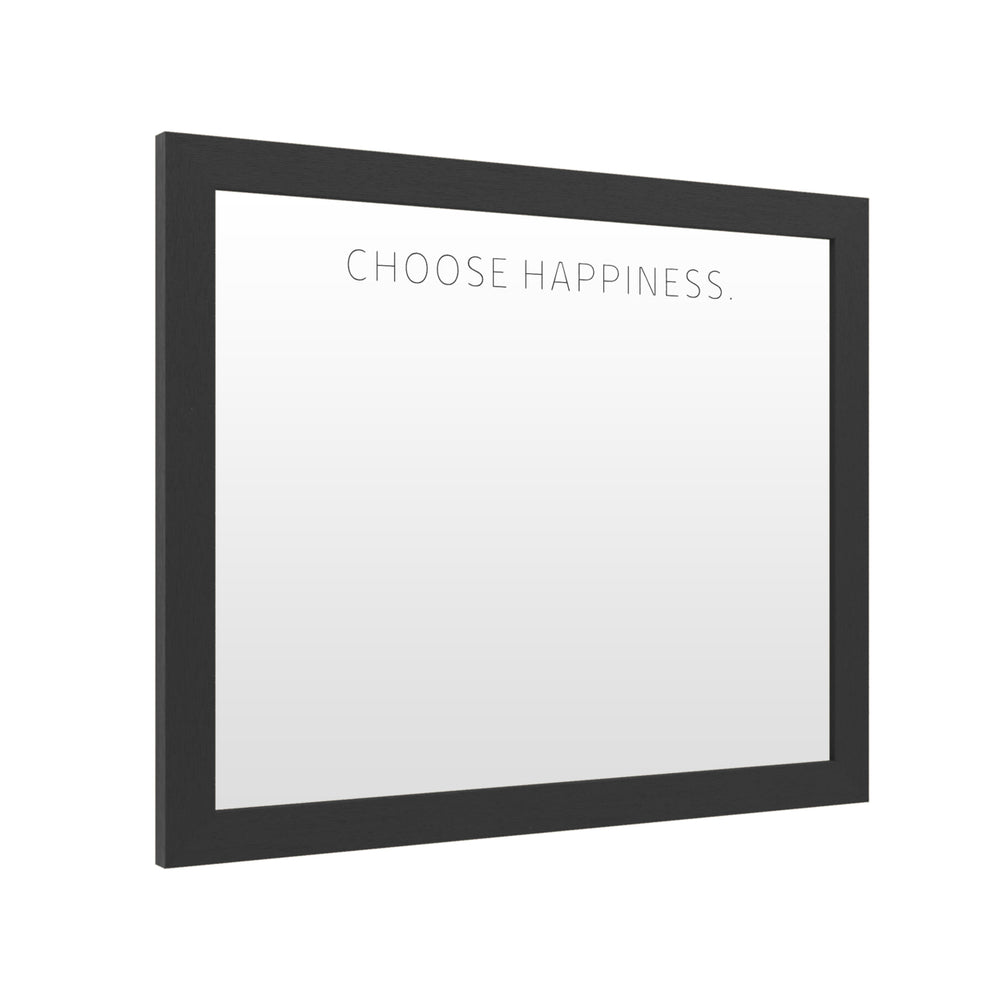 Dry Erase 16 x 20 Marker Board  with Printed Artwork - Choose Happiness White Board - Ready to Hang Image 2