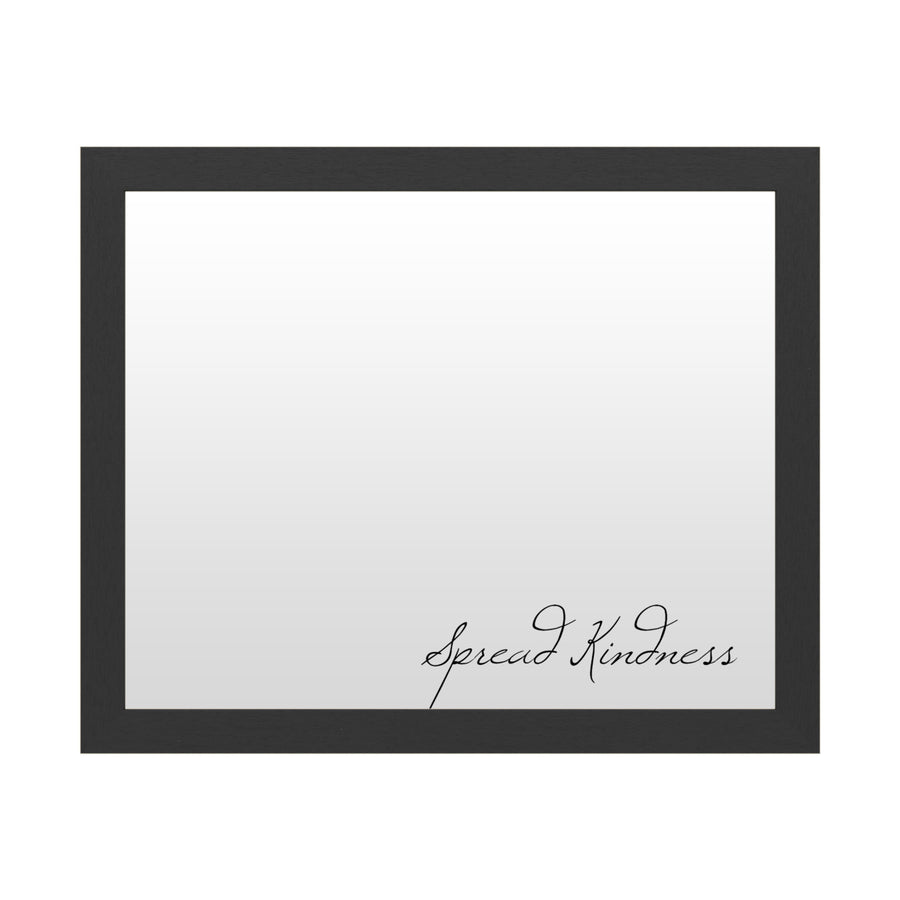 Dry Erase 16 x 20 Marker Board  with Printed Artwork - Spread Kindness White Board - Ready to Hang Image 1