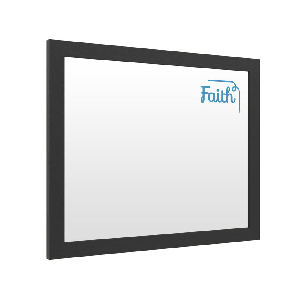 Dry Erase 16 x 20 Marker Board with Printed Artwork - Faith Script 2 White Board - Ready to Hang Image 2