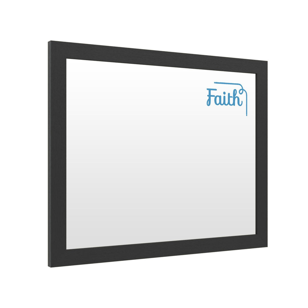 Dry Erase 16 x 20 Marker Board with Printed Artwork - Faith Script 2 White Board - Ready to Hang Image 2