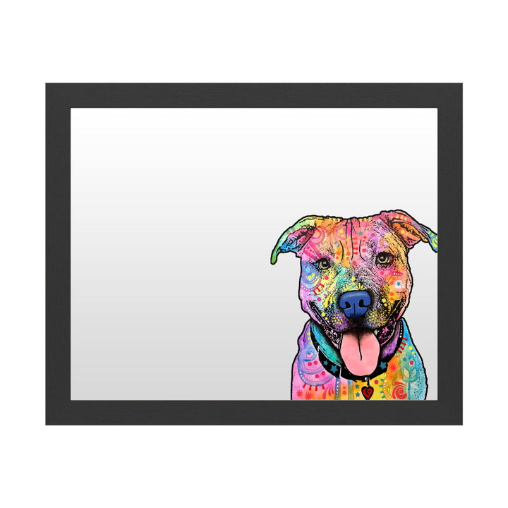 Dry Erase 16 x 20 Marker Board with Printed Artwork - Dean Russo Best Dog White Board - Ready to Hang Image 1