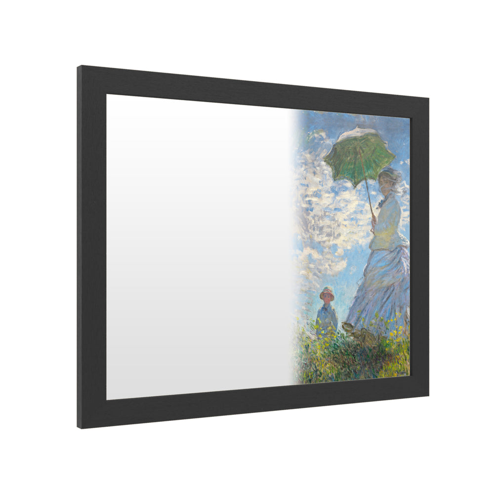 Dry Erase 16 x 20 Marker Board with Printed Artwork - Claude Monet Woman With a Parasol 1875 White Board - Ready to Hang Image 2