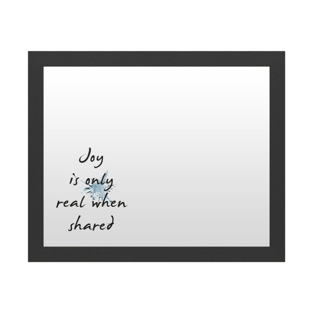 Dry Erase 16 x 20 Marker Board with Printed Artwork - Design Fabrikken Joy Fabrikken White Board - Ready to Hang Image 1