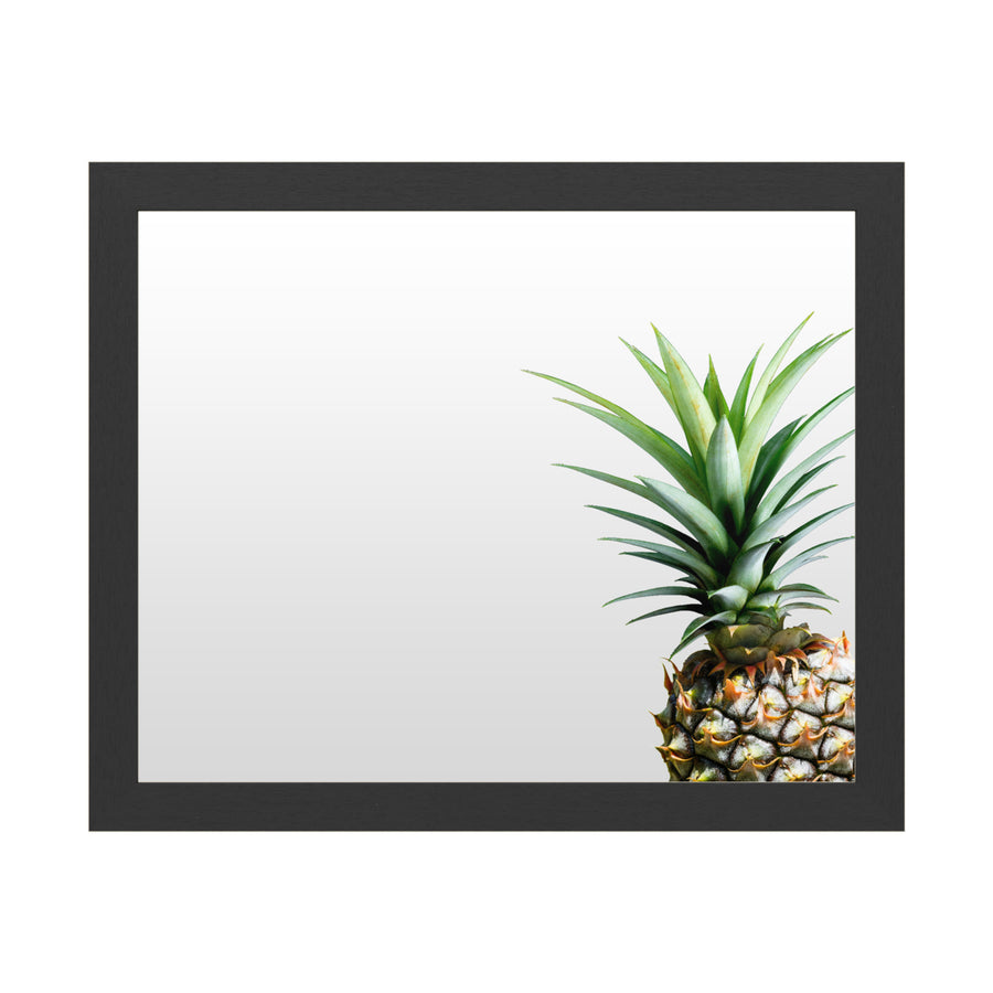 Dry Erase 16 x 20 Marker Board  with Printed Artwork - Lexie Gree Pineapple Color White Board - Ready to Hang Image 1