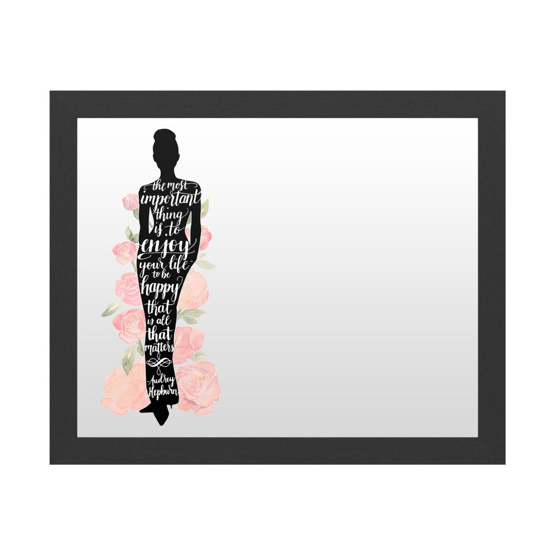 Dry Erase 16 x 20 Marker Board with Printed Artwork - Grace Popp Iconic Woman Iii White Board - Ready to Hang Image 1