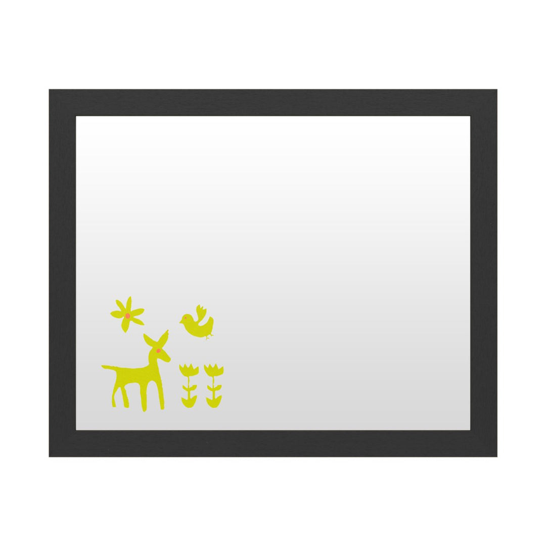 Dry Erase 16 x 20 Marker Board with Printed Artwork - Studio W Otomi Tile Iii White Board - Ready to Hang Image 1