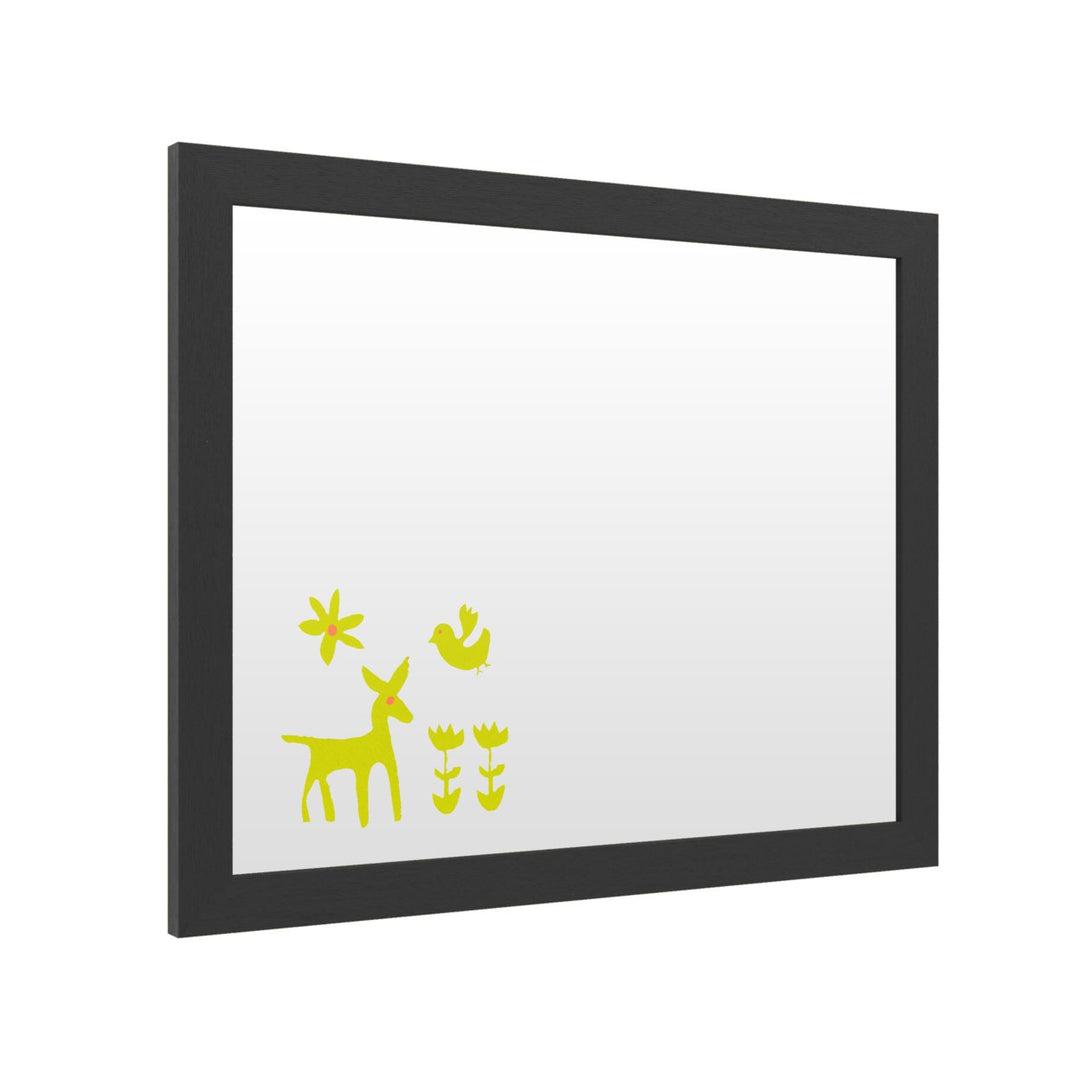 Dry Erase 16 x 20 Marker Board with Printed Artwork - Studio W Otomi Tile Iii White Board - Ready to Hang Image 2