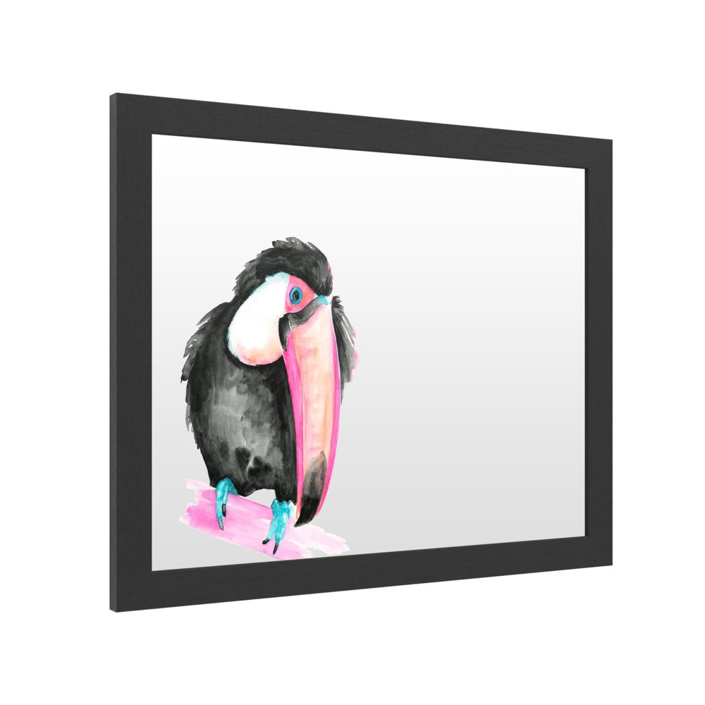 Dry Erase 16 x 20 Marker Board with Printed Artwork - Jennifer Paxton Parker Technicolor Toucan I White Board - Ready to Image 2