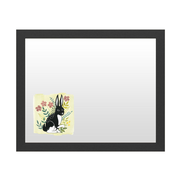 Dry Erase 16 x 20 Marker Board with Printed Artwork - Grace Popp Floral Forester IV White Board - Ready to Hang Image 1