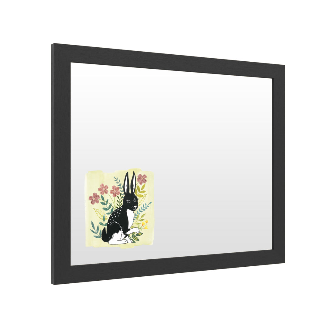 Dry Erase 16 x 20 Marker Board with Printed Artwork - Grace Popp Floral Forester IV White Board - Ready to Hang Image 2