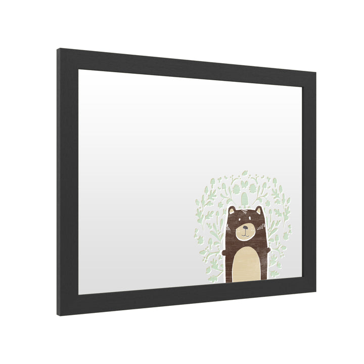 Dry Erase 16 x 20 Marker Board  with Printed Artwork - June Erica Vess Woodland Cutie I White Board - Ready to Hang Image 2