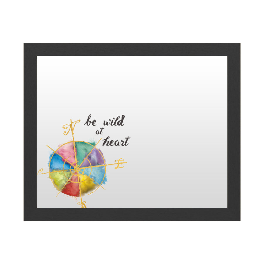 Dry Erase 16 x 20 Marker Board with Printed Artwork - Jess Aiken Colorful World III White Board - Ready to Hang Image 1