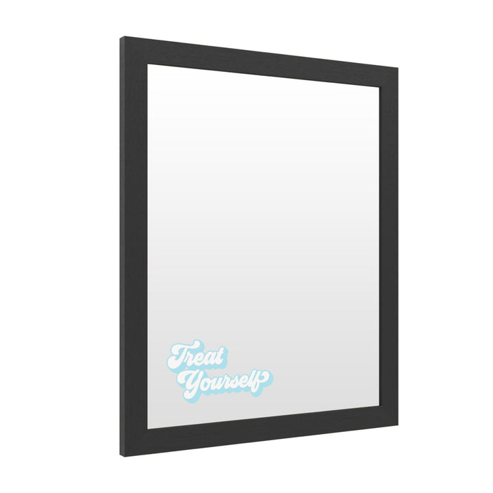 Dry Erase 16 x 20 Marker Board with Printed Artwork - Treat Yourself Light Blue White Board - Ready to Hang Image 2