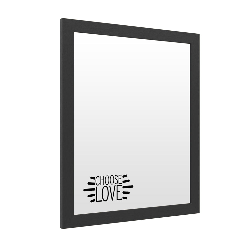 Dry Erase 16 x 20 Marker Board  with Printed Artwork - Choose Love White Board - Ready to Hang Image 2