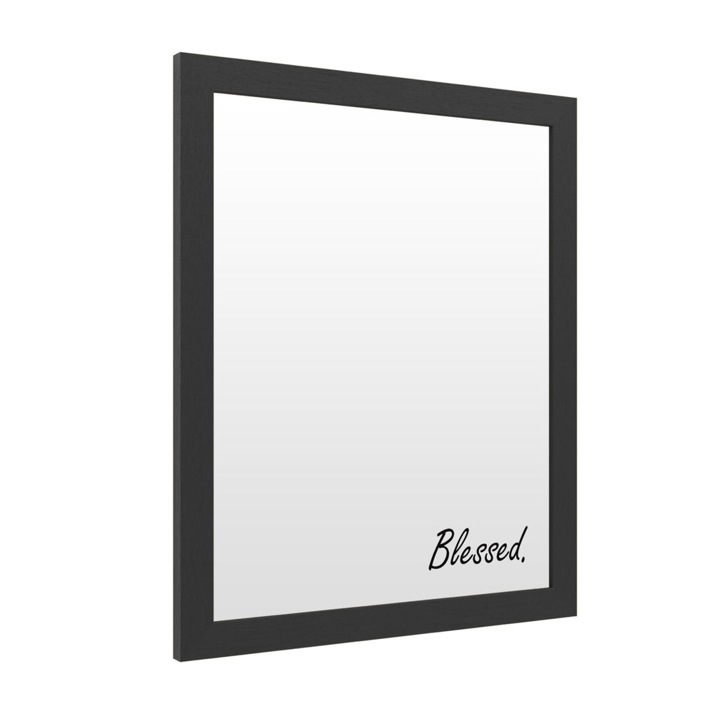 Dry Erase 16 x 20 Marker Board with Printed Artwork - Blessed Script White Board - Ready to Hang Image 2