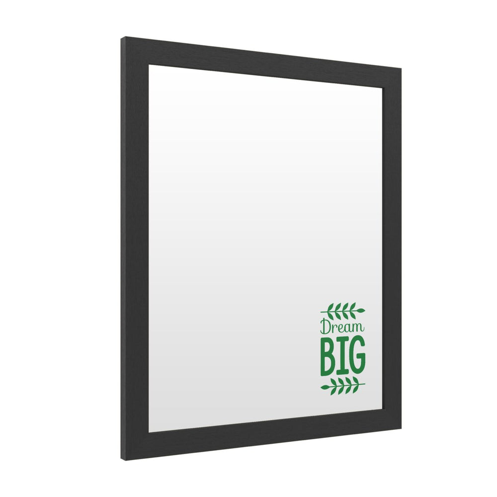 Dry Erase 16 x 20 Marker Board with Printed Artwork - Dream Big 2 White Board - Ready to Hang Image 2