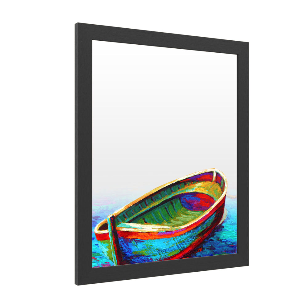 Dry Erase 16 x 20 Marker Board with Printed Artwork - Marion Rose Boat 9 White Board - Ready to Hang Image 2