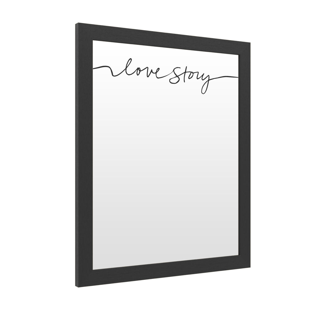 Dry Erase 16 x 20 Marker Board with Printed Artwork - Design Fabrikken Love Story Fabrikken White Board - Ready to Hang Image 2