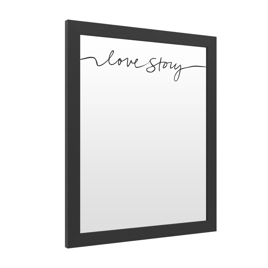 Dry Erase 16 x 20 Marker Board with Printed Artwork - Design Fabrikken Love Story Fabrikken White Board - Ready to Hang Image 2