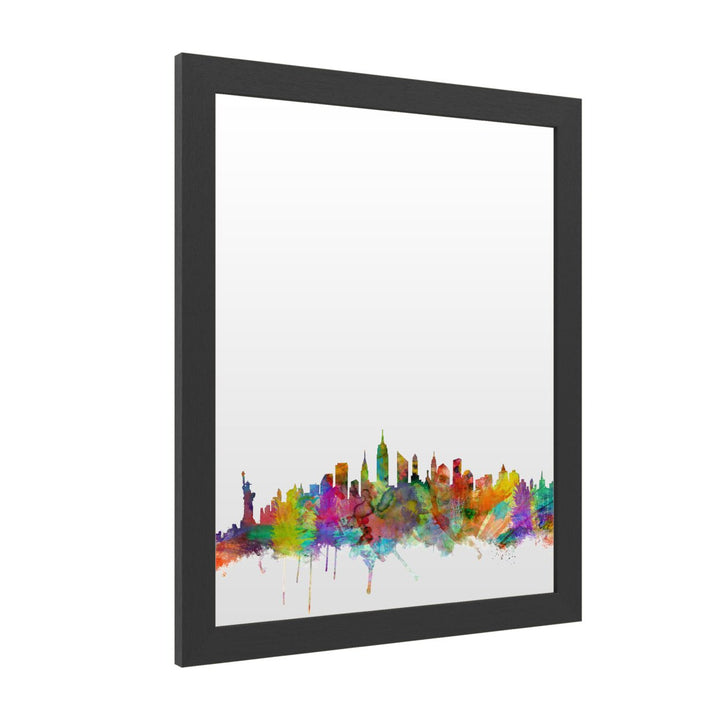 Dry Erase 16 x 20 Marker Board with Printed Artwork - Michael Tompsett York City Skyline White Board - Ready to Hang Image 2