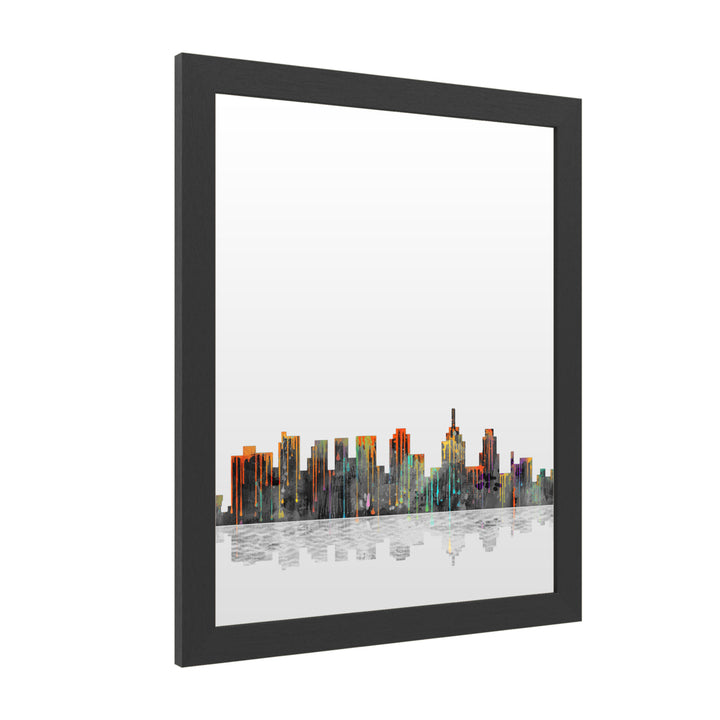 Dry Erase 16 x 20 Marker Board with Printed Artwork - Marlene Watson Philadelphia Pennsylvania Skyline White Board - Image 2