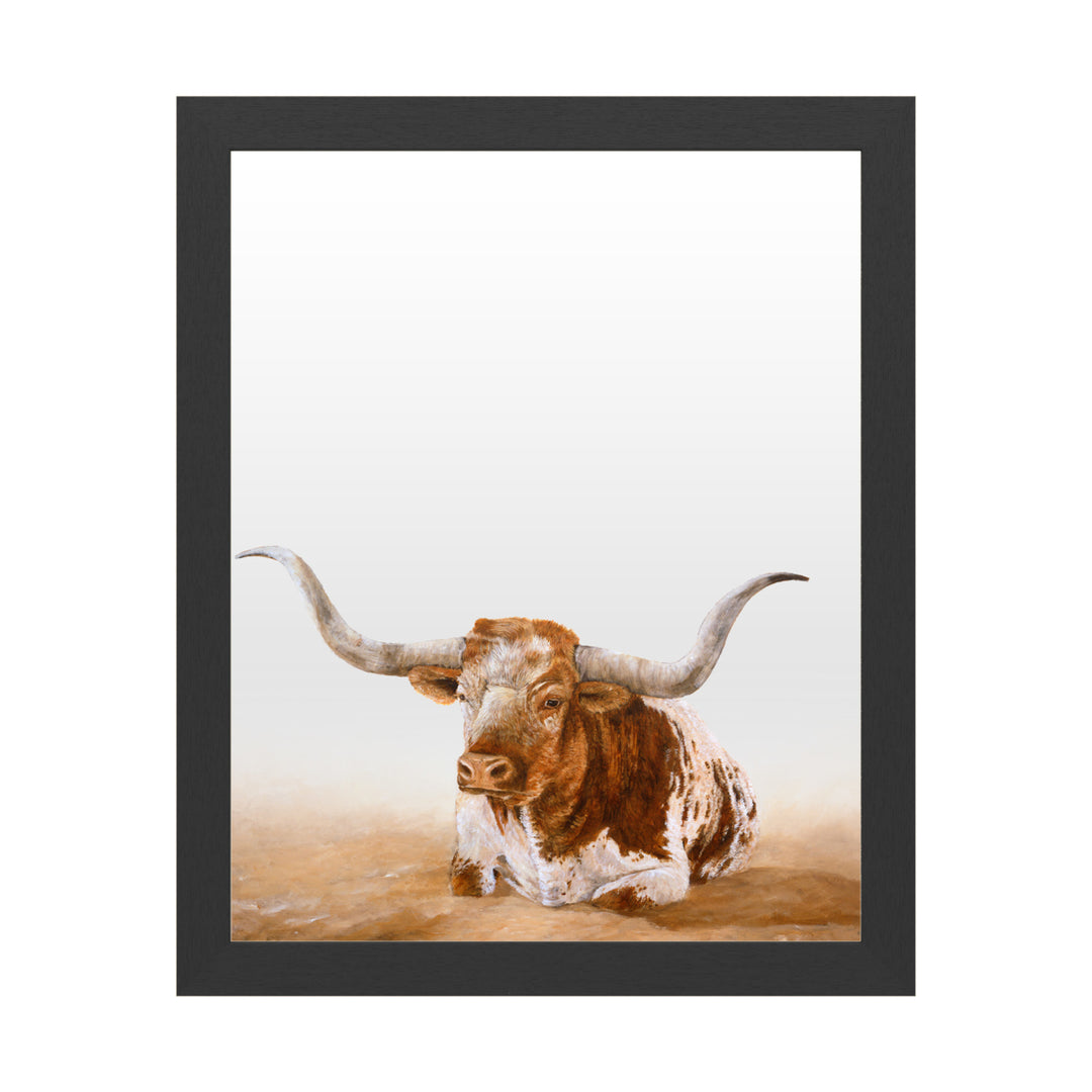 Dry Erase 16 x 20 Marker Board with Printed Artwork - Kathy Winkler Easy Rider Cows White Board - Ready to Hang Image 1