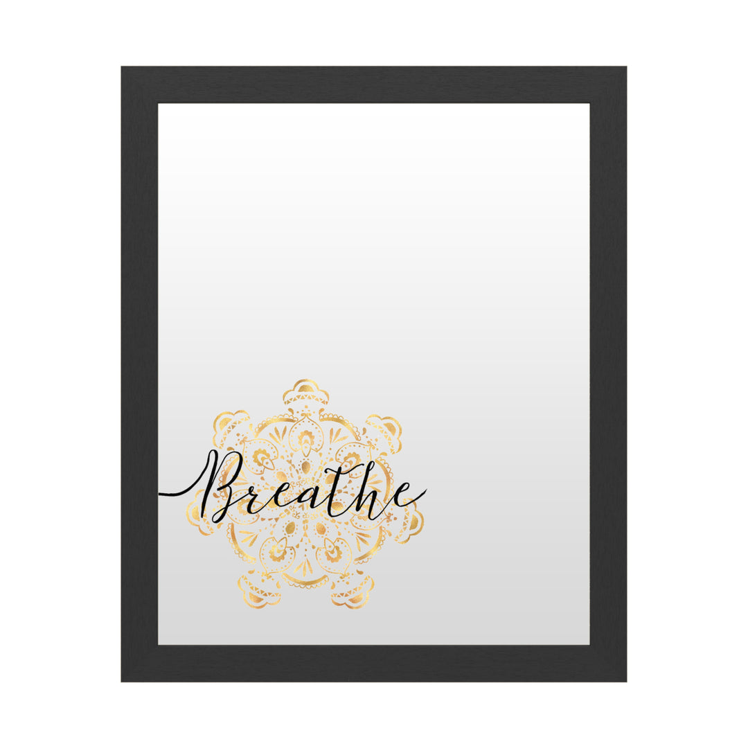 Dry Erase 16 x 20 Marker Board with Printed Artwork - Veronique Charron Namaste II White Board - Ready to Hang Image 1