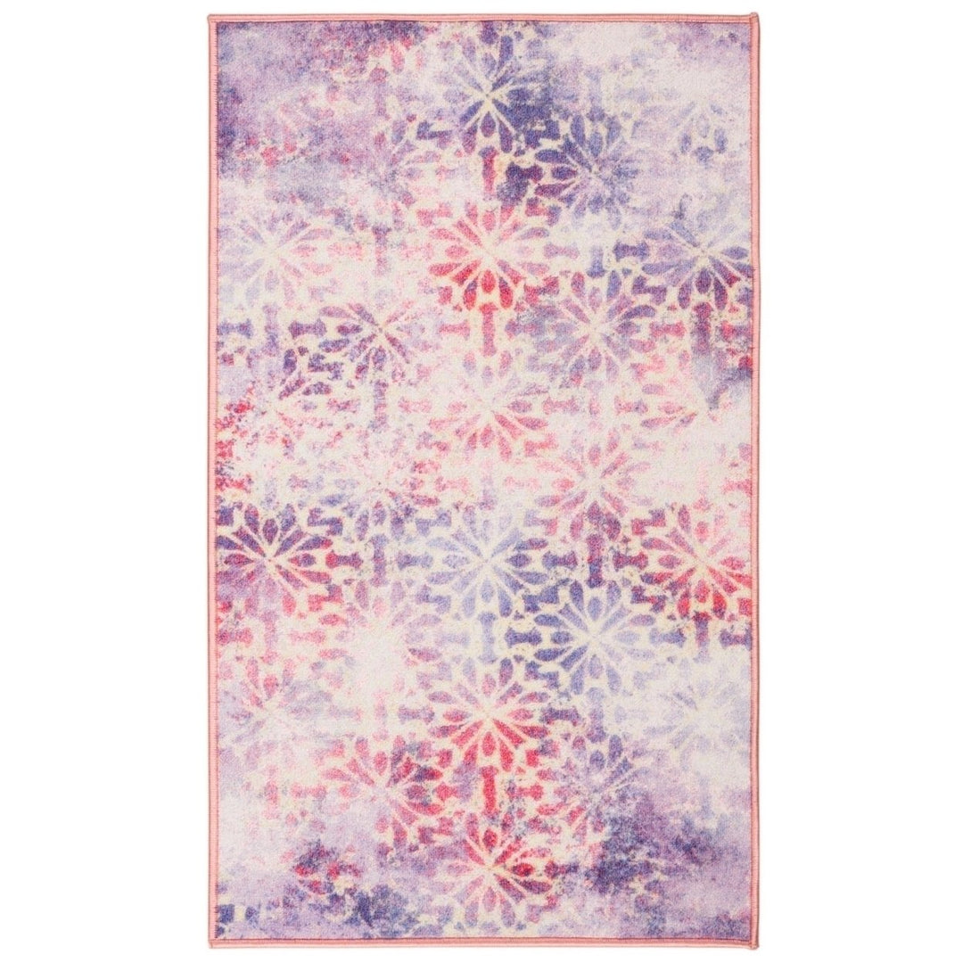 SAFAVIEH DSN531V Disney Rugs Purple / Pink Image 1