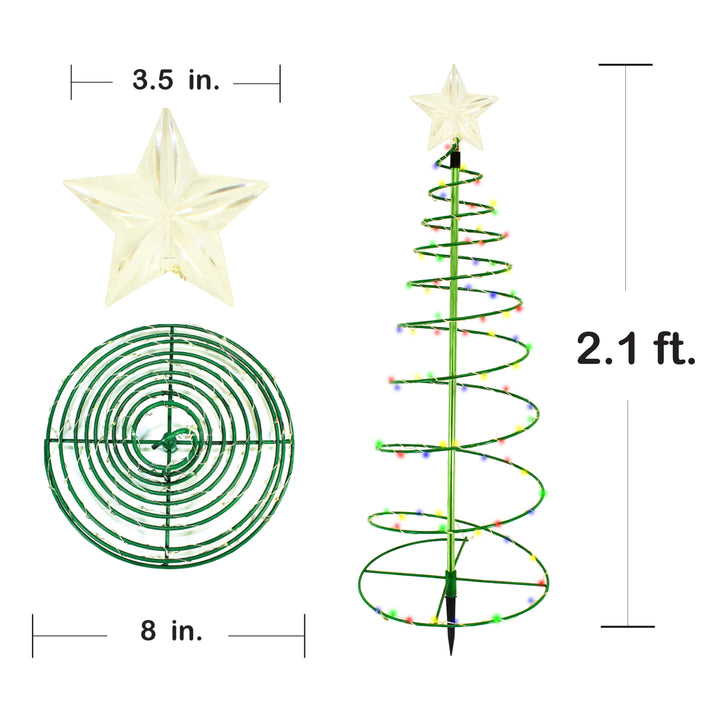 MERRYLITES: Solar Metal Multi-Color LED Christmas Decoration Image 7