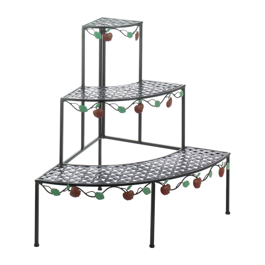 COUNTRY APPLE 3 TIER PLANT STAND Image 1