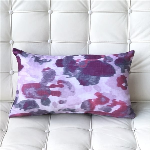 Pillow Decor Brandy Bay Blush Floral Throw Pillow 12x19 Polyester Rectangular Image 3