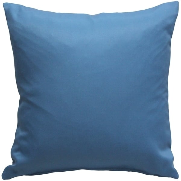 Pillow Decor Winter Leaves Throw Pillow 17x17 Ice Blue Polyester Twill Image 3