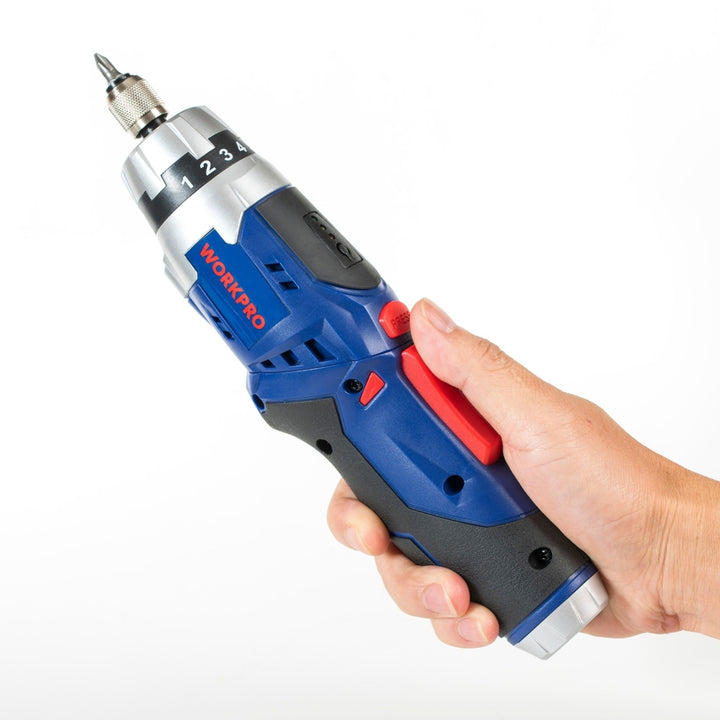 3.6V Cordless Screwdriver Fold-able Electric Screwdriver Rechargeable Screwdriver with Work Light Image 3