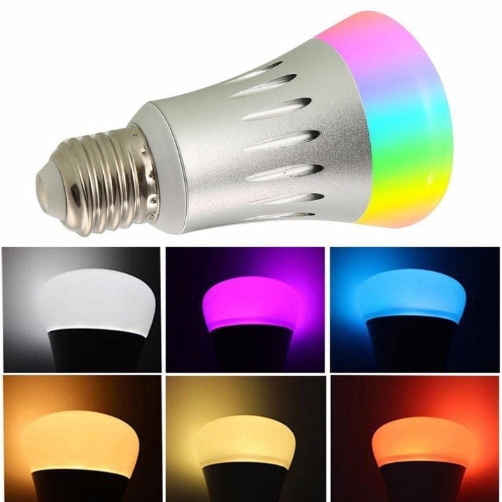 7W Smart LED Light Wireless Bulb Works with Remote Control Image 1