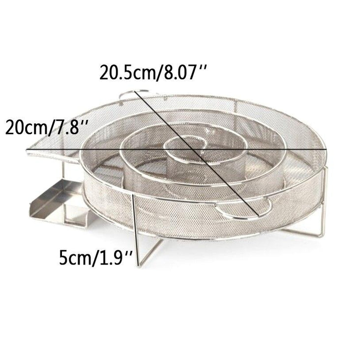 Cold Smoke Generator BBQ Accessories Steel Barbecue Grill Cooking Tool Smoker Salmon Bacon Fish Mini Apple Wood Chip Image 3