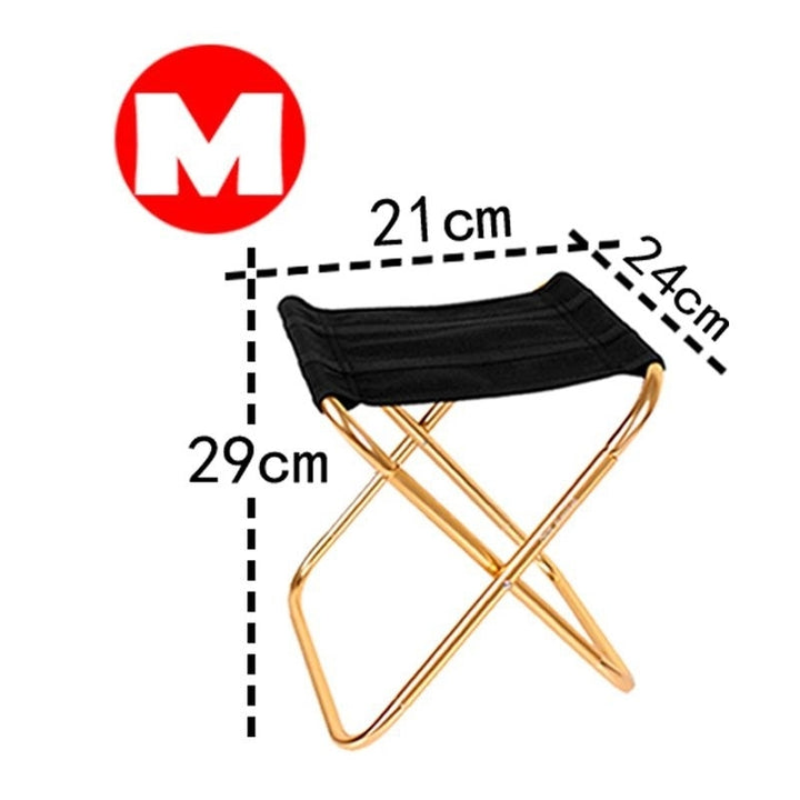 Folding Fishing Chair Lightweight Picnic Camping Foldable Aluminium Cloth Outdoor Portable Easy To Carry Furniture Image 7