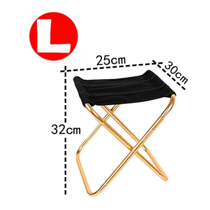 Folding Fishing Chair Lightweight Picnic Camping Foldable Aluminium Cloth Outdoor Portable Easy To Carry Furniture Image 9