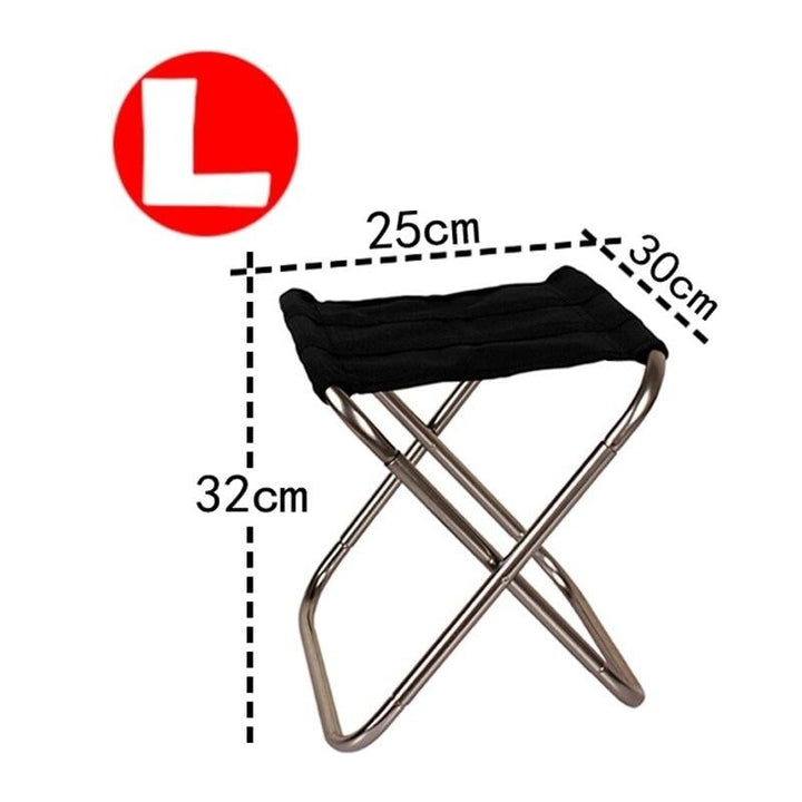 Folding Fishing Chair Lightweight Picnic Camping Foldable Aluminium Cloth Outdoor Portable Easy To Carry Furniture Image 1