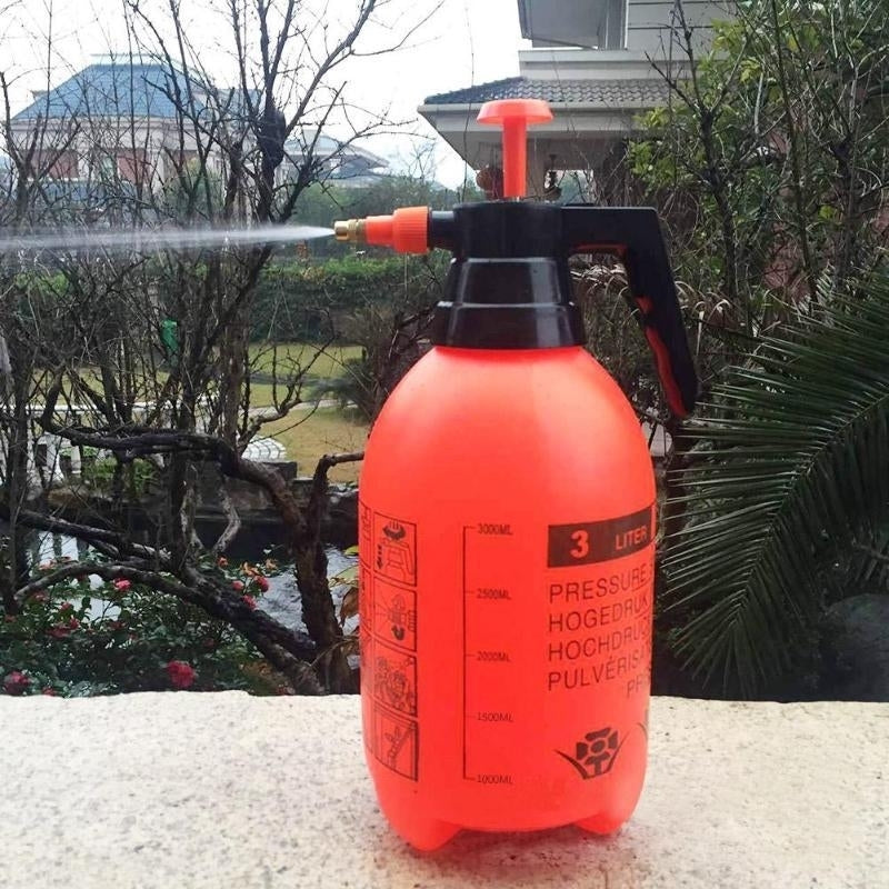 Garden Pressure Trigger Sprayer Bottle Adjustable Copper Nozzle Head Manual Air Compression Pump Spray Tool Image 2