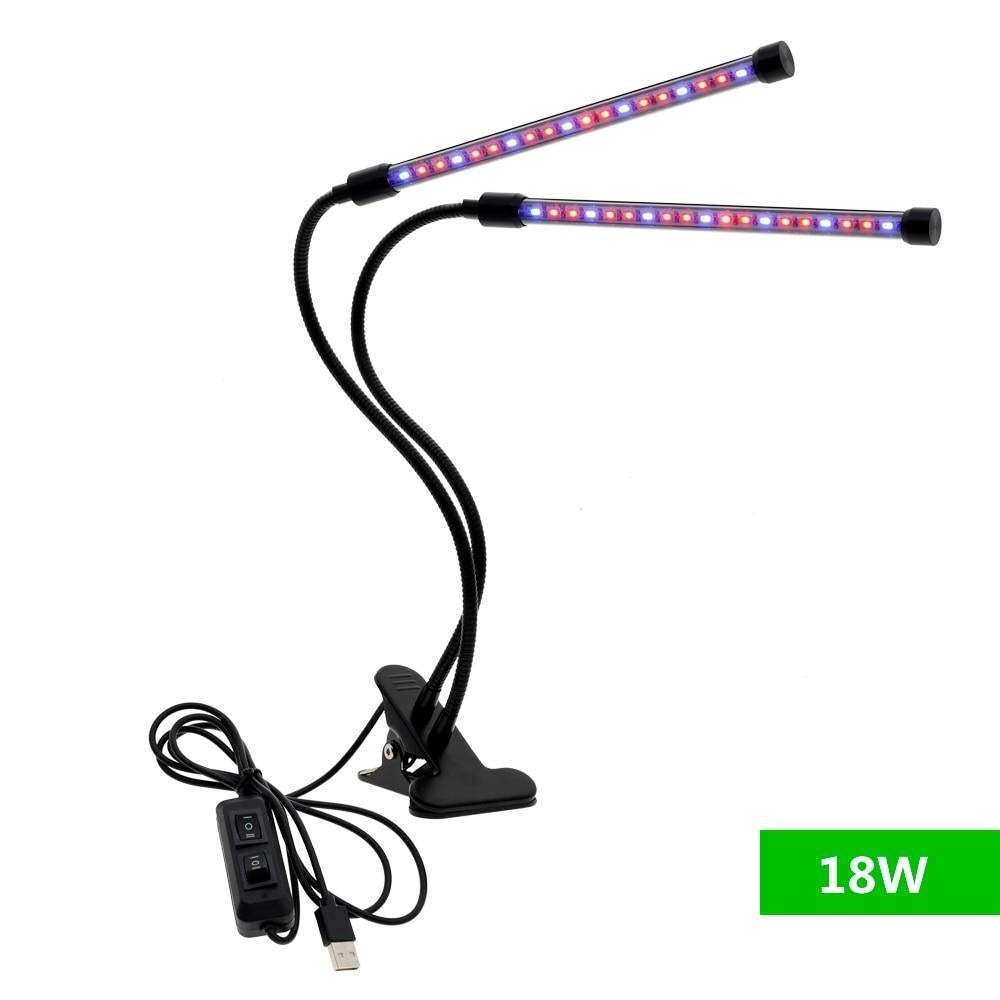 Full Spectrum LED Grow Light DC5V 3W 9W 18W 27W Clip-on USB Powered Phyto Lamp Desktop Plant Growth Lighting for Indoor Image 8