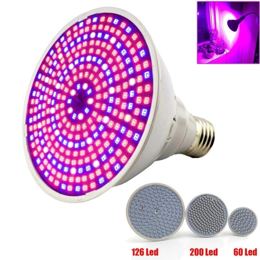 Full spectrum Plant Grow Led Light Bulbs Lamp lighting for Seeds hydro Flower Greenhouse Veg Indoor garden E27 phyto Image 1