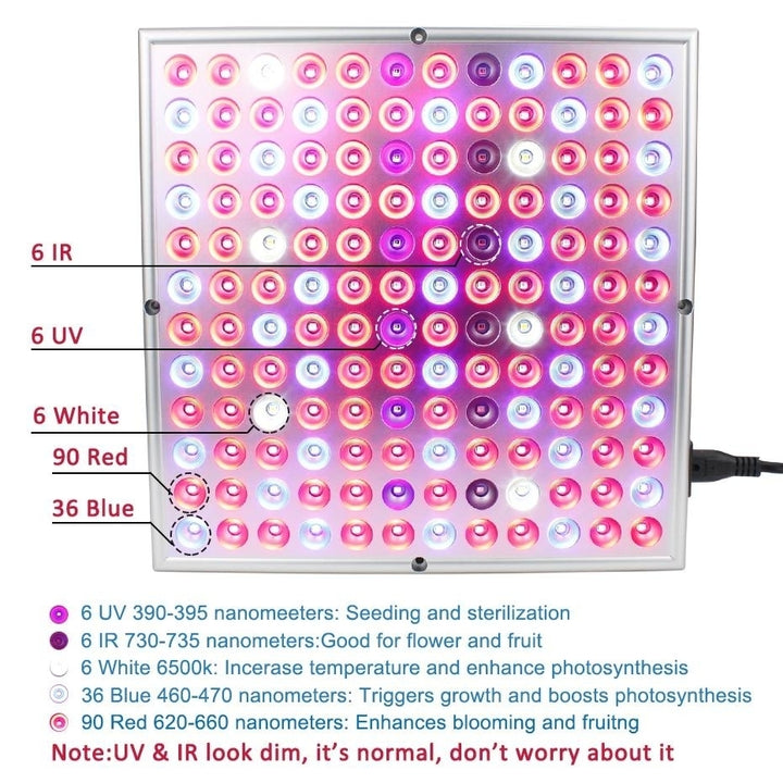 Growing Lamps LED Grow Light Full Spectrum Plant Lighting Fitolampy For Plants Flowers Seedling Cultivation Image 2