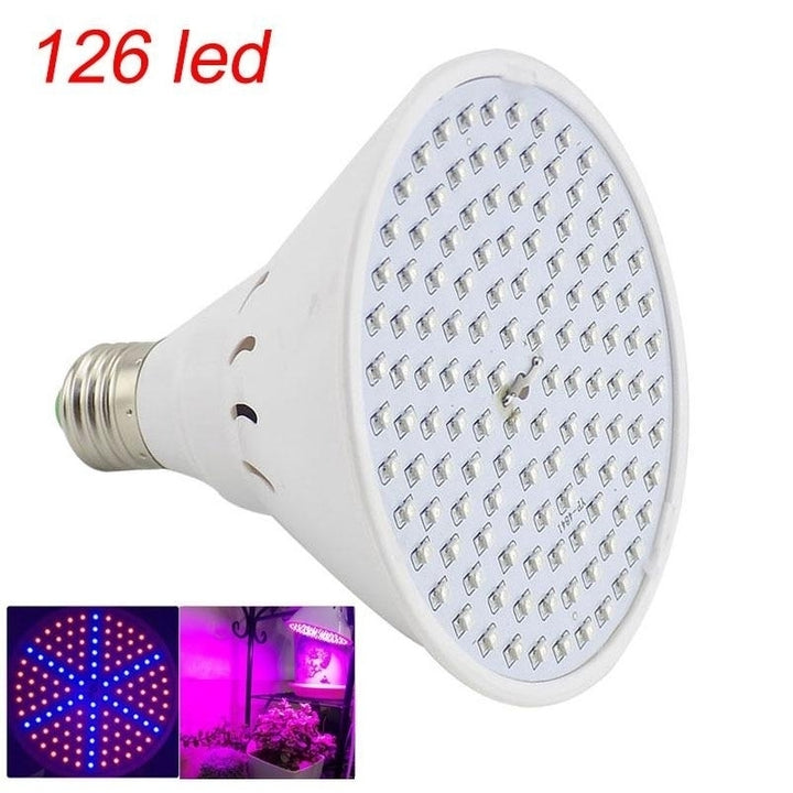 Full spectrum Plant Grow Led Light Bulbs Lamp lighting for Seeds hydro Flower Greenhouse Veg Indoor garden E27 phyto Image 3